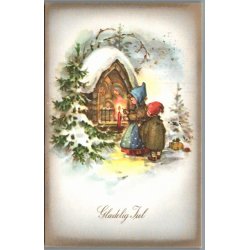 Julemrke 1968 p Postkort