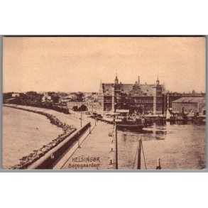 Helsing�r - Banegaarden -  Postkort - Ubrugt