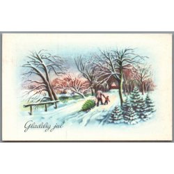 Julemrke 1967 p Postkort