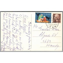 Julemrke 1975 p Postkort