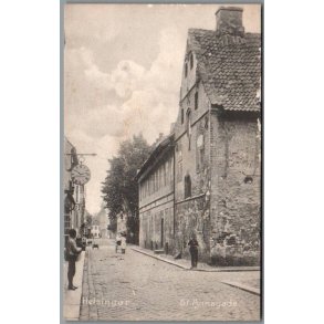 Helsing�r - St. Annagade - Postkort - Brugt - Sm�gnav i siden !