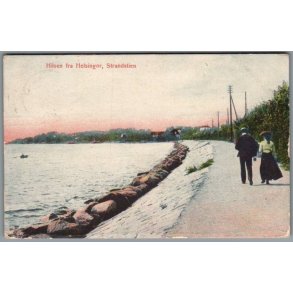 Hilsen fra Helsing�r - Strandstien - Postkort - Brugt