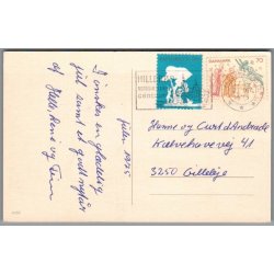 Julemrke 1975 p Postkort