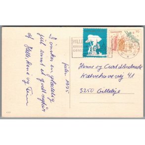 Julemrke 1975 p Postkort