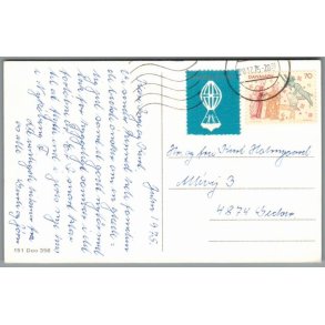 Julemrke 1975 p Postkort