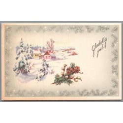 Julemrke 1974 p Postkort