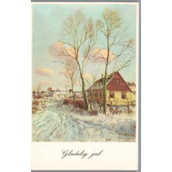 Julemrke 1974 p Postkort