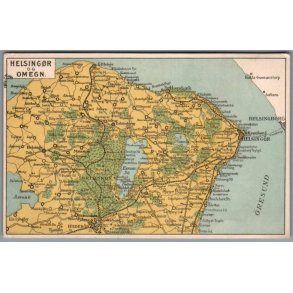 Helsing�r og Omegn - Postkort - Ubrugt