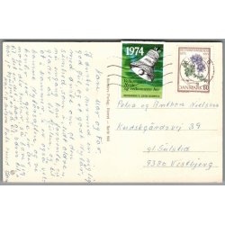 Julemrke 1974 p Postkort