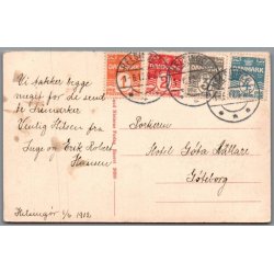 Panorama over Helsing�r - Postkort - Brugt