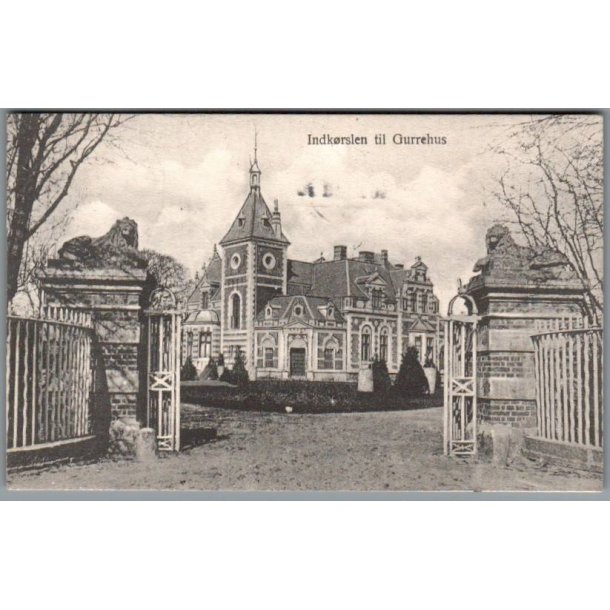 Indk�rslen til Gurrehus - Postkort - Brugt