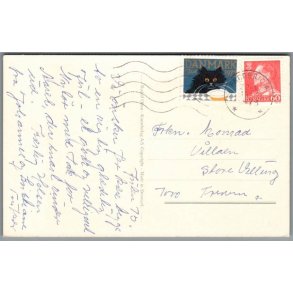 Julemrke 1973 p Postkort