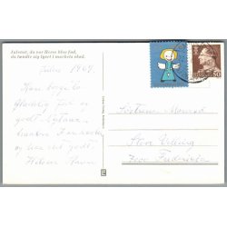 Julemrke 1969 p Postkort