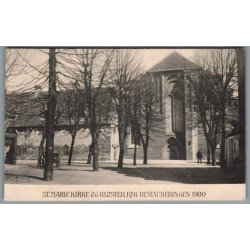 St. Maria Kirke og Kloster f�r Restaureringen 1900 - Postkort - Ubrugt