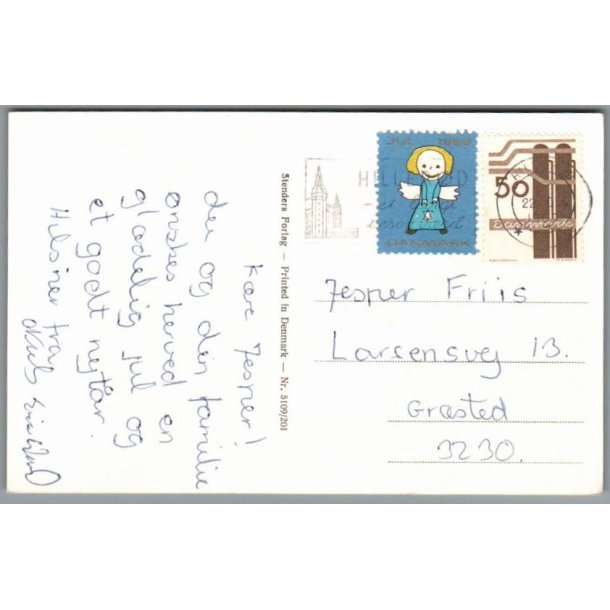 Julemrke 1969 p Postkort