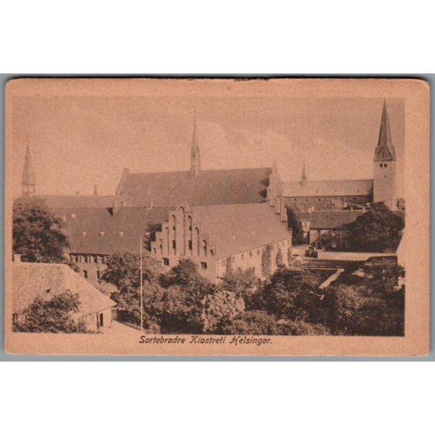 Sortebr�dre Klostret Helsing�r - Postkort - Ubrugt