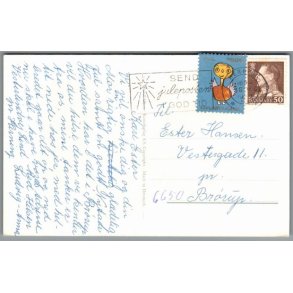 Julemrke 1969 p Postkort