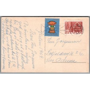 Julemrke 1969 p Postkort
