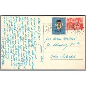 Julemrke 1969 p Postkort