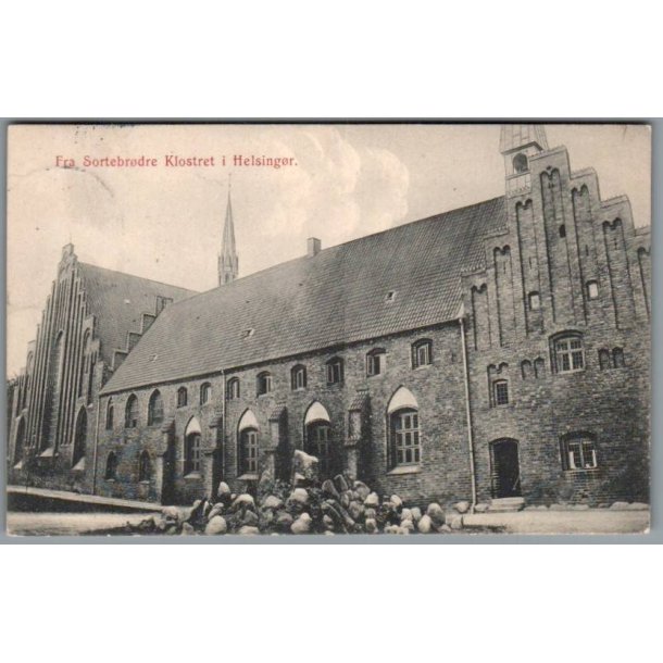 Fra Sortebr�dre Kloster i Helsing�r - Postkort - Brugt