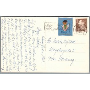 Julemrke 1969 p Postkort