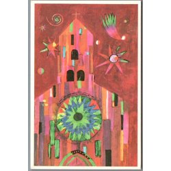 Julemrke 1968 p Postkort