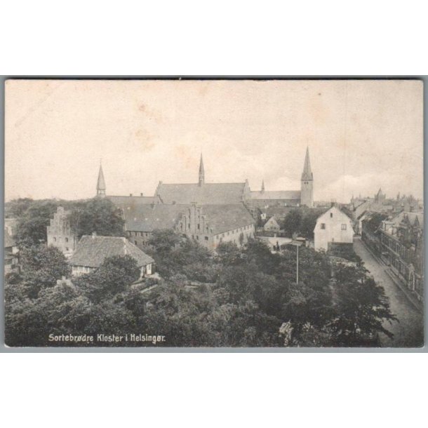 Sortebr�dre Kloster i Helsing�r - Postkort - Ubrugt