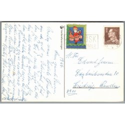 Julemrke 1968 p Postkort