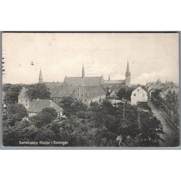 Sortebr�dre Kloster i Helsing�r - Postkort - Brugt