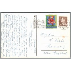 Julemrke 1968 p Postkort