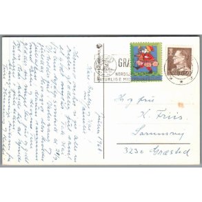 Julemrke 1968 p Postkort