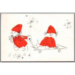 Julemrke 1968 p Postkort