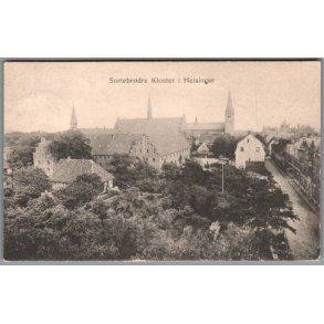 Sortebr�dre Kloster i Helsing�r - Postkort - Brugt