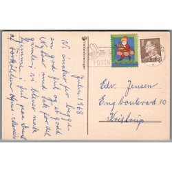 Julemrke 1968 p Postkort