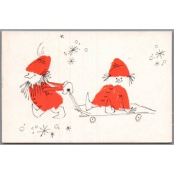 Julemrke 1968 p Postkort