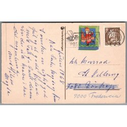 Julemrke 1968 p Postkort