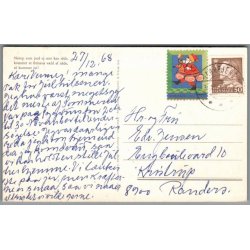 Julemrke 1968 p Postkort