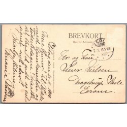 Danserindebr�nden - Postkort - Brugt