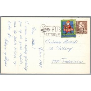 Julemrke 1968 p Postkort