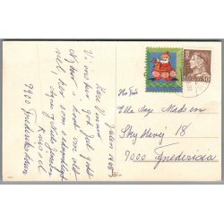 Julemrke 1968 p Postkort