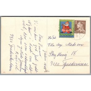 Julemrke 1968 p Postkort