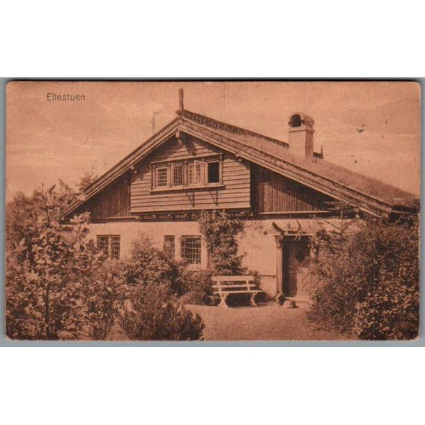 Ellestuen - Postkort - Brugt