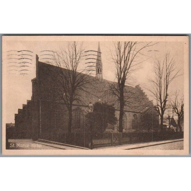 St. Maria Kirke - Postkort - Brugt