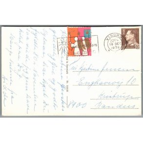 Julemrke 1970 p Postkort