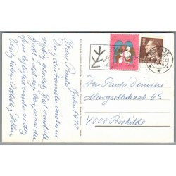Julemrke 1970 p Postkort