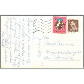 Julemrke 1970 p Postkort