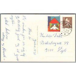 Julemrke 1970 p Postkort