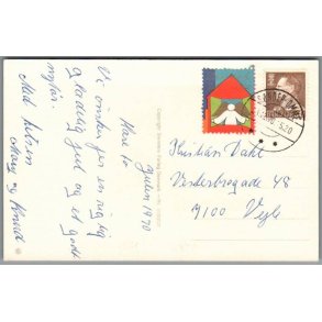 Julemrke 1970 p Postkort