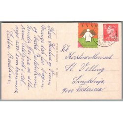 Julemrke 1970 p Postkort