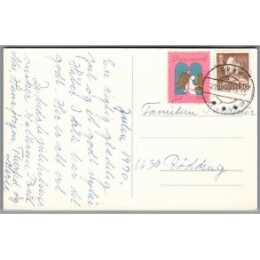 Julemrke 1970 p Postkort